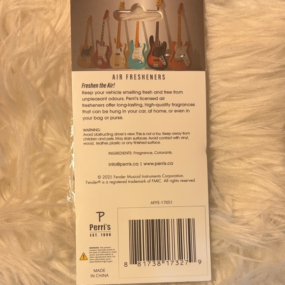 Fender Black and White Checkered Air Fresheners - Picture 2 of 5